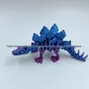 3D Printed Stegosaurus Dinosaur Skeleton Transforming Ornament Figure Gift Craft Toy