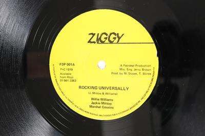 12inch Record WILLIE WILLIAMS JACKIE MITTOO MAR  Rocking Universally  Universal Roc FDP001 ZIGGY 1979 UK Reggae Ska  Dub Used