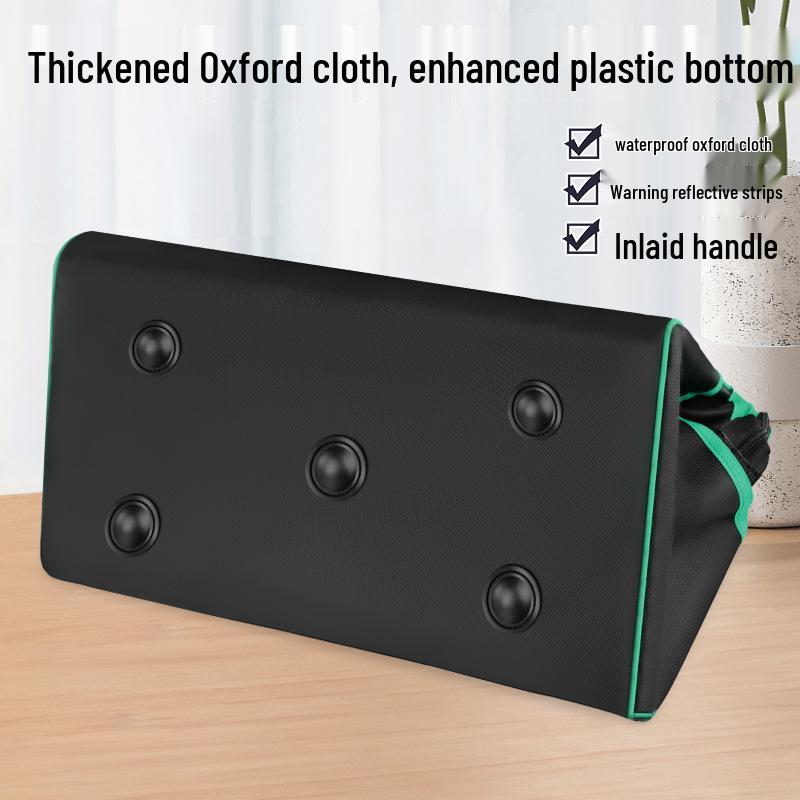 Durable Waterproof Tool Bag for Carpenter/Electrician - Portable, Thickened, Wear-Resistant, Multi-Functional Tote