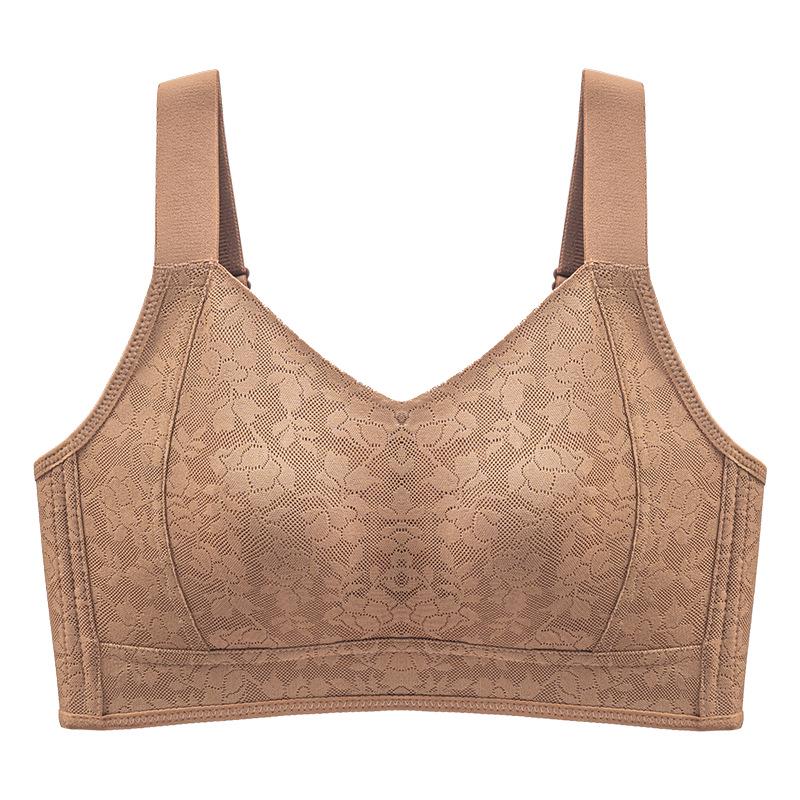 

Seamless Summer Underwear: Full Coverage, Anti-Sagging Bra for a Smaller Bust Appearance XL