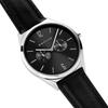 BERING Men's & Women's (Unisex) Analog Quartz Ultra Slim Collection Watch with Genuine Calfskin Leather Strap and Sapphire Crystal (Product Number: 17