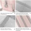 Large Capacity Pencil Case 3 Compartment Pouch Pen Bag For School Teen Girl Boy Men Women (pink)