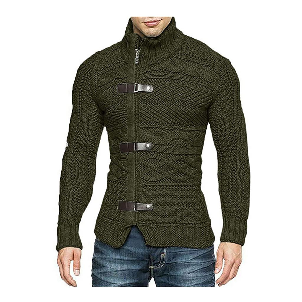 Pulover pentru bărbați, toamnă iarnă, tricotat, pulover cald, șoker, pulover, bluză, tricot, cardigan, haină