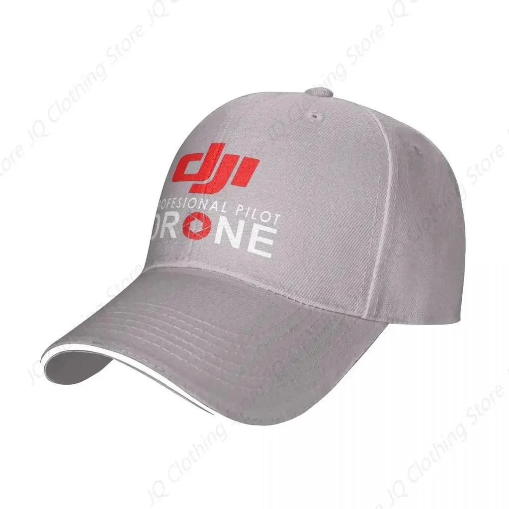 DJI Professional Pilot Drone Baseball Caps Casual Cool DJI Sandwich Cap Men Women Adjustable Dad Hat Outdoor