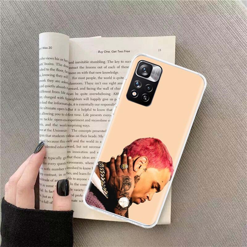 Chris Brown Amerikanischer Rapper Handyhülle Für Redmi Note 13 12 Pro Plus 14 15 Pro 5G 11 11T 11E 11S 10 Pro 10S 9 9S Hülle Handy Klar