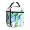 Bestseller Grüne Meeresschildkröte Farbverlauf Nylon Brottasche Vorschule Mittagessen Handtasche