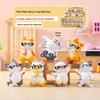 Whimsical Meow Collection Blind Box: Healing Kitten Resin Figurine Gift for Friends, Classmates, and Dorm Decor