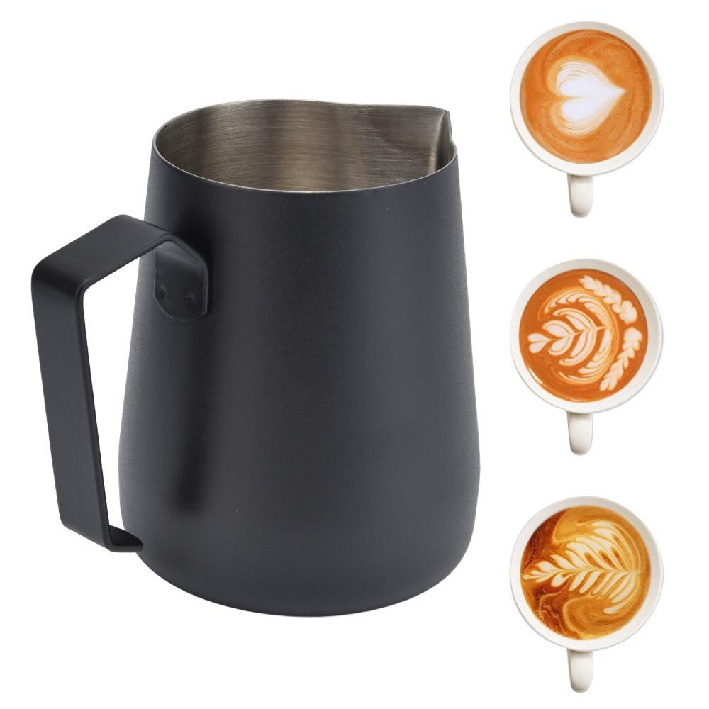 Thickened Wall Milk Frother Cup 450ml Capacity Frothing Pitcher For Latte Enthusiasts