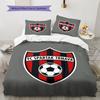 Literie Modèle FC Spartak Trnava, Ensemble Couette Housse de Couette Taie d'oreiller Cadeau d'Anniversaire pour la Maison(1 housse de couette + 2 taies d'oreiller, sans garniture.)