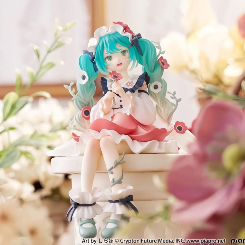 Горячая Новинка Furyu Хацунэ Мику Future Anemone Сказочный Пейзаж Ручная Работа Пресс для Лапши Быстрого Приготовления Настоящий Контейнер Оптом Милый Подарок No box