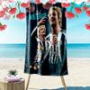 Newcastle United Print Beach Towel, Large Soft Quick Dry Towel for Beach Camping Swimming
