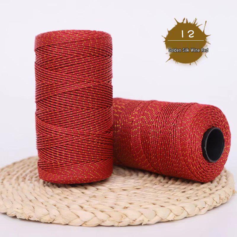 Příze z ledového hedvábí: Třívláknová příze pro ruční pletení a háčkování - Ideální na pantofle, tašky, čepice, návleky na hrnky a podsedáky do auta