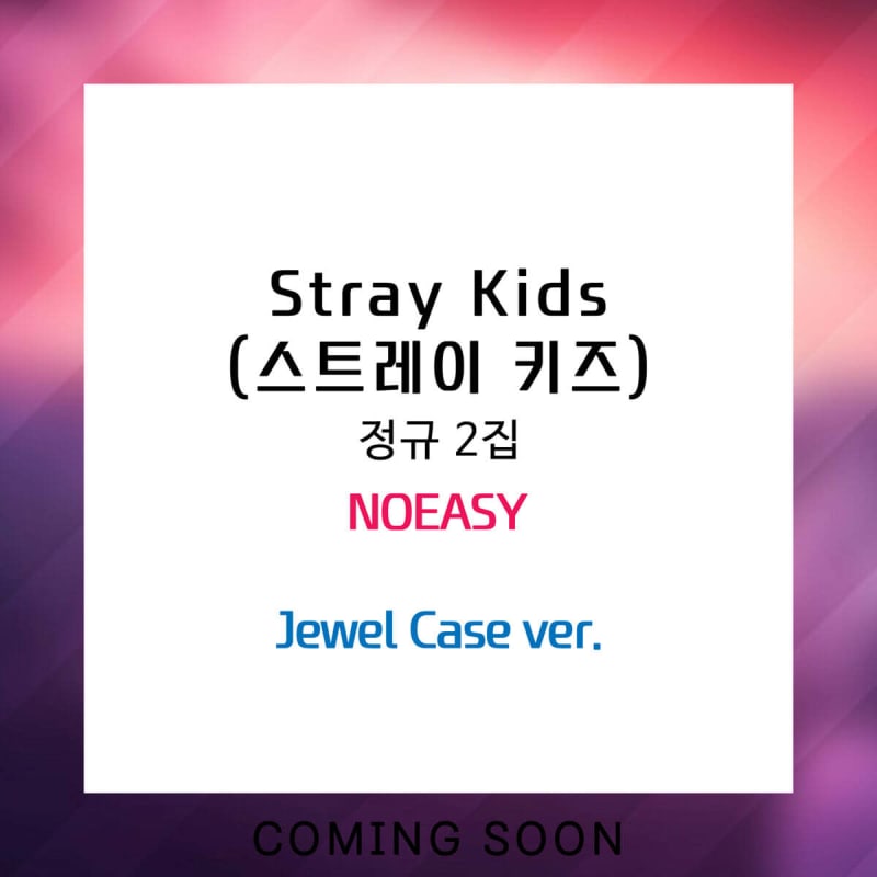 

Stray Kids 2nd Album - NOEASY [Jewel Case ver.] [Random Delivery of 8 Types]