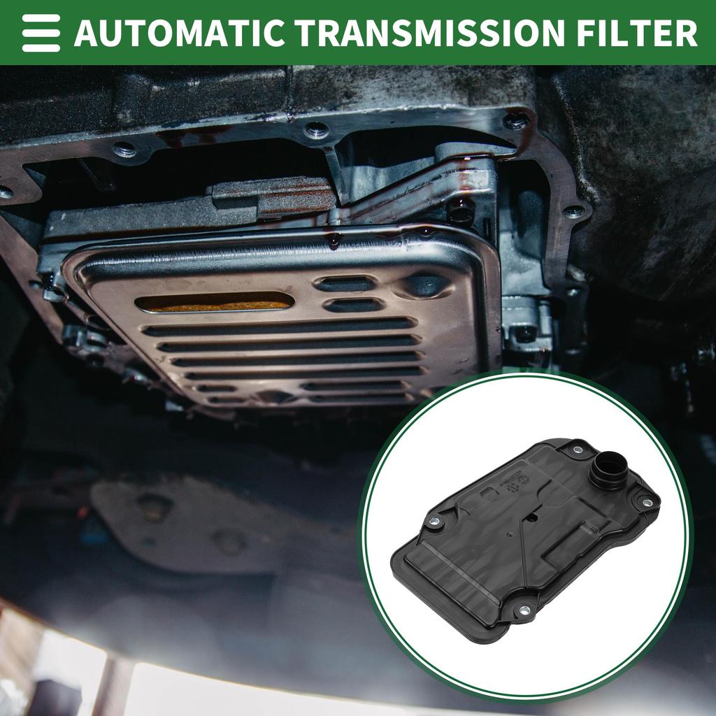 Motoforti Automatic Transmission Oil Filter for Toyota Tundra 2018-2021, Plastic, No. 3533060070/353300C020, Black