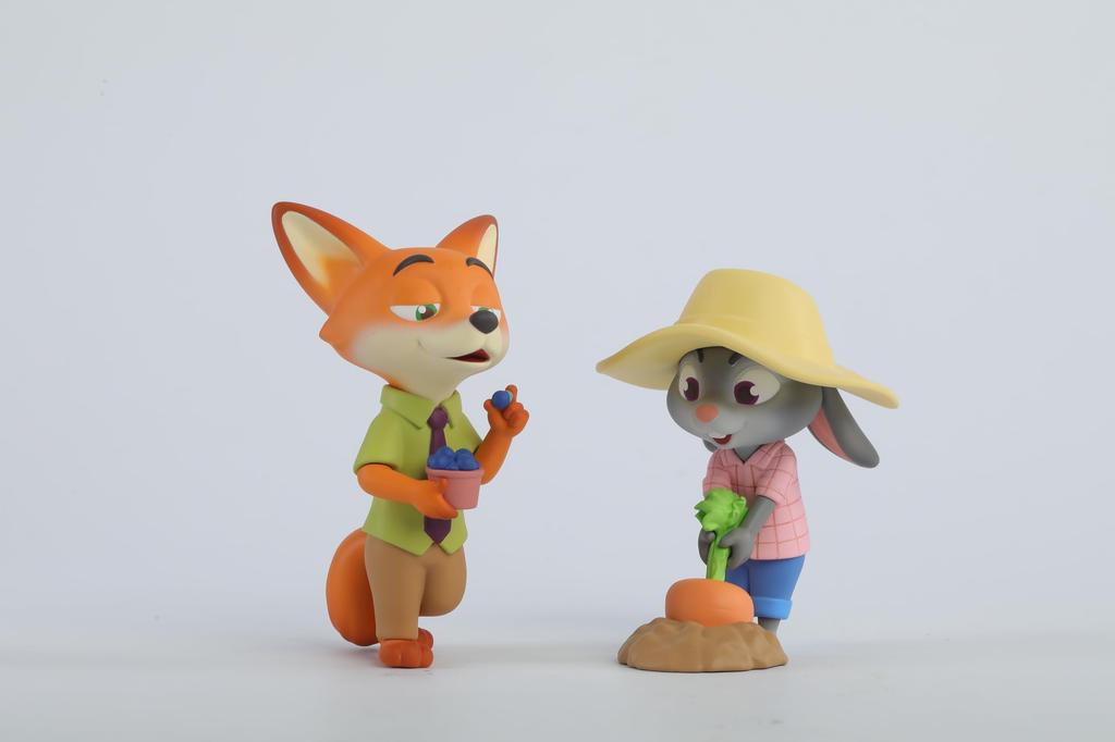 52TOYS BLINDBOX Zootopia Best Partners PVC ABS Trading Box of 6 & Figures,