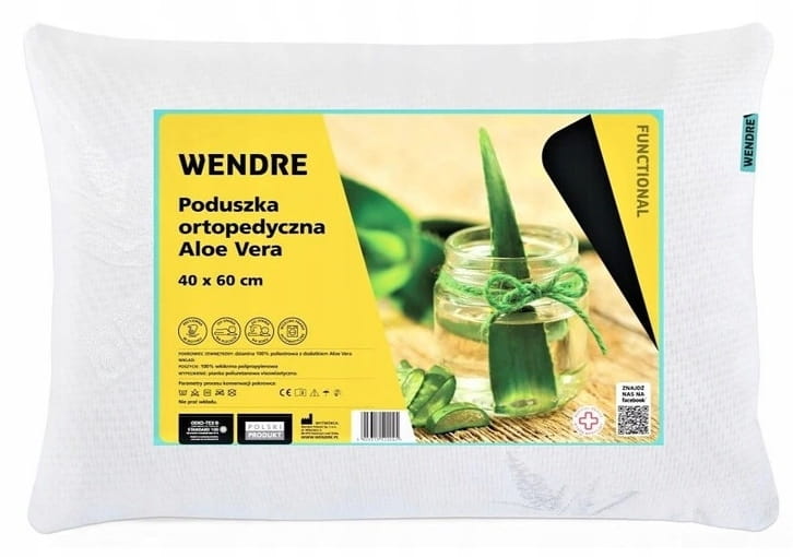 Aloe Vera Orthopedic Pillow 40x60cm Comfortable and Healthy