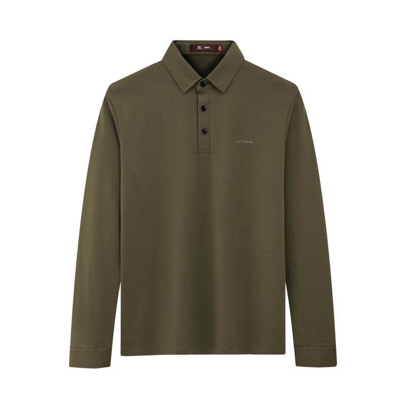 Men's Wrinkle-Resistant Long Sleeve Polo Shirt