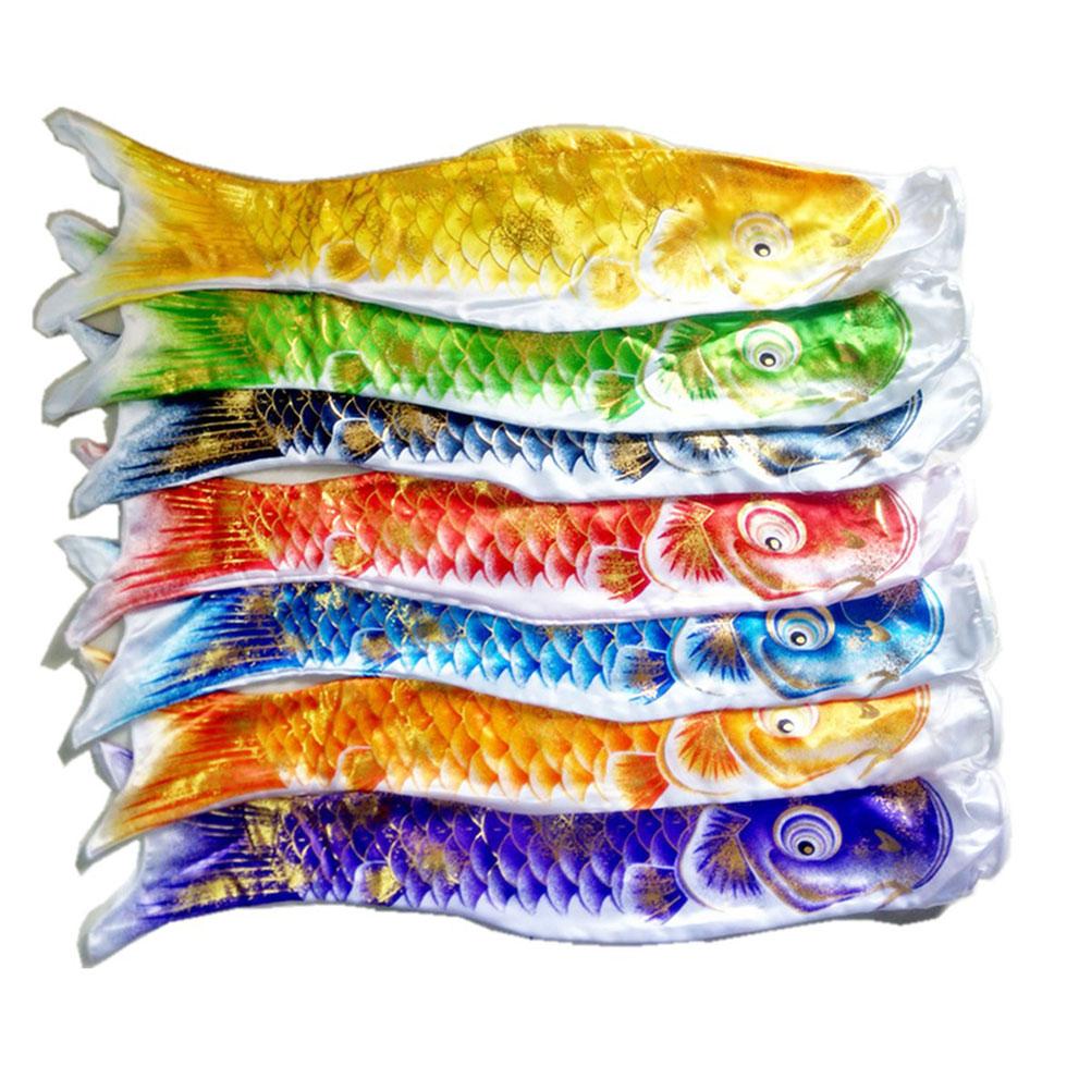 

3D Printing Hot Stamping Japanese Carp Windsock Koinobori Flag Decorative Outdoor Banner Fish Nobori Marine Home Decoration червоний