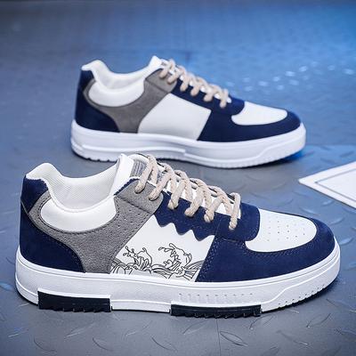 Neue Herrenschuhe Bequeme weiche Sohle Herren Freizeitschuhe Flache Schuhe Modetrend Lace Up Casual Sportschuhe Low Top Schuhe Herren