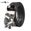 Carved Alloy Buckle Automatic Buckle Trouser Belt Genuine Leather Men's Belt Casual All-match Belt