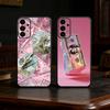 P-Pink D-Dollars Banknote Phone Case For Samsung S25,24,23,22,30,21,10,9,Ultra,Plus,Lite Soft Black Case