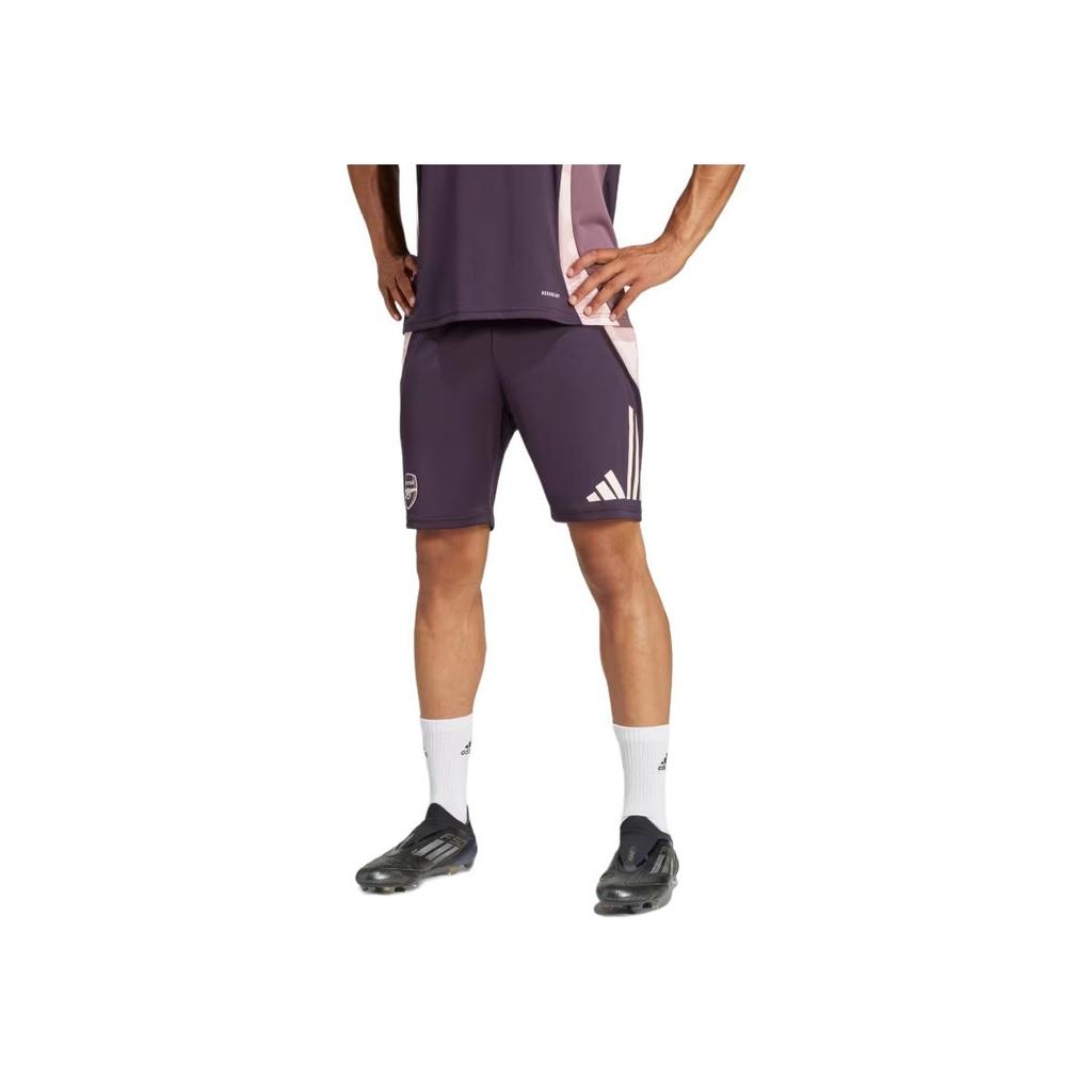 adidas Arsenal Tiro 24 FW24 Spodenki Treningowe Oddychające Modne Codzienne Sportowe Męskie Spodenki Aurora-Czarny JF2918