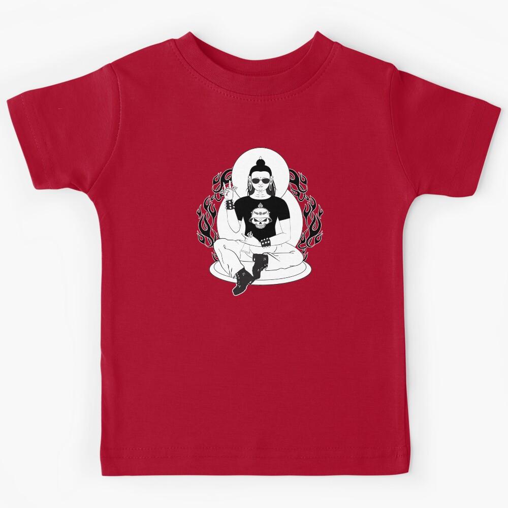 Metal Büddha - Full body Kids T-Shirt 140
