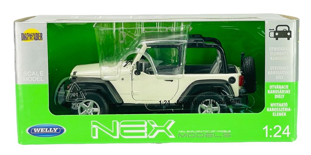 WELLY 2007 JEEP WRANGLER WHITE 1:24 22489