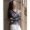 Demana Life Traveler Women's Retro Hooded Color-Block Knit Cardigan