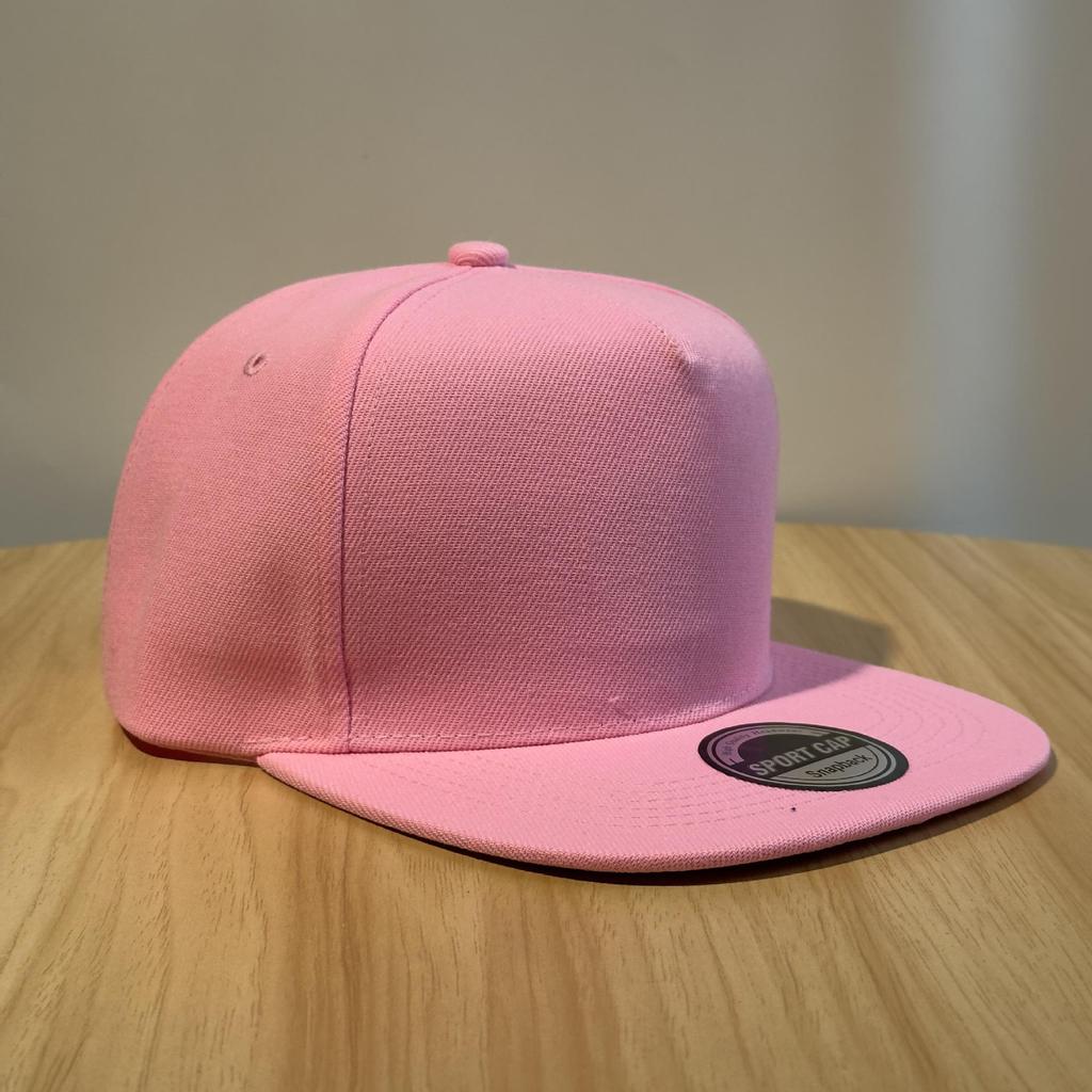 Customizable Flat-Brim Five-Panel Hip-Hop Hat with Logo - European & American Trend Style