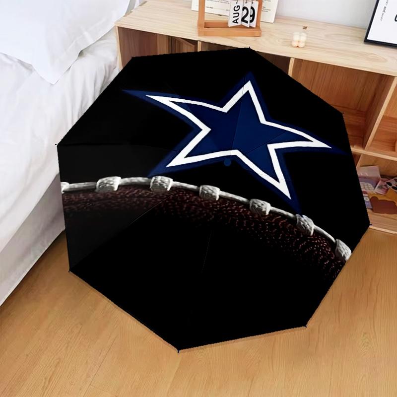 Dallas Cowboys Umbrella Folding umbrella, automatic umbrella 8-Frame for Travel, camping Use Gift for Halloween Christmas