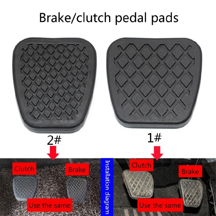 Car Brake-Clutch Pedal Rubber Pad Cover For Civic Siming Accord Car-styling
