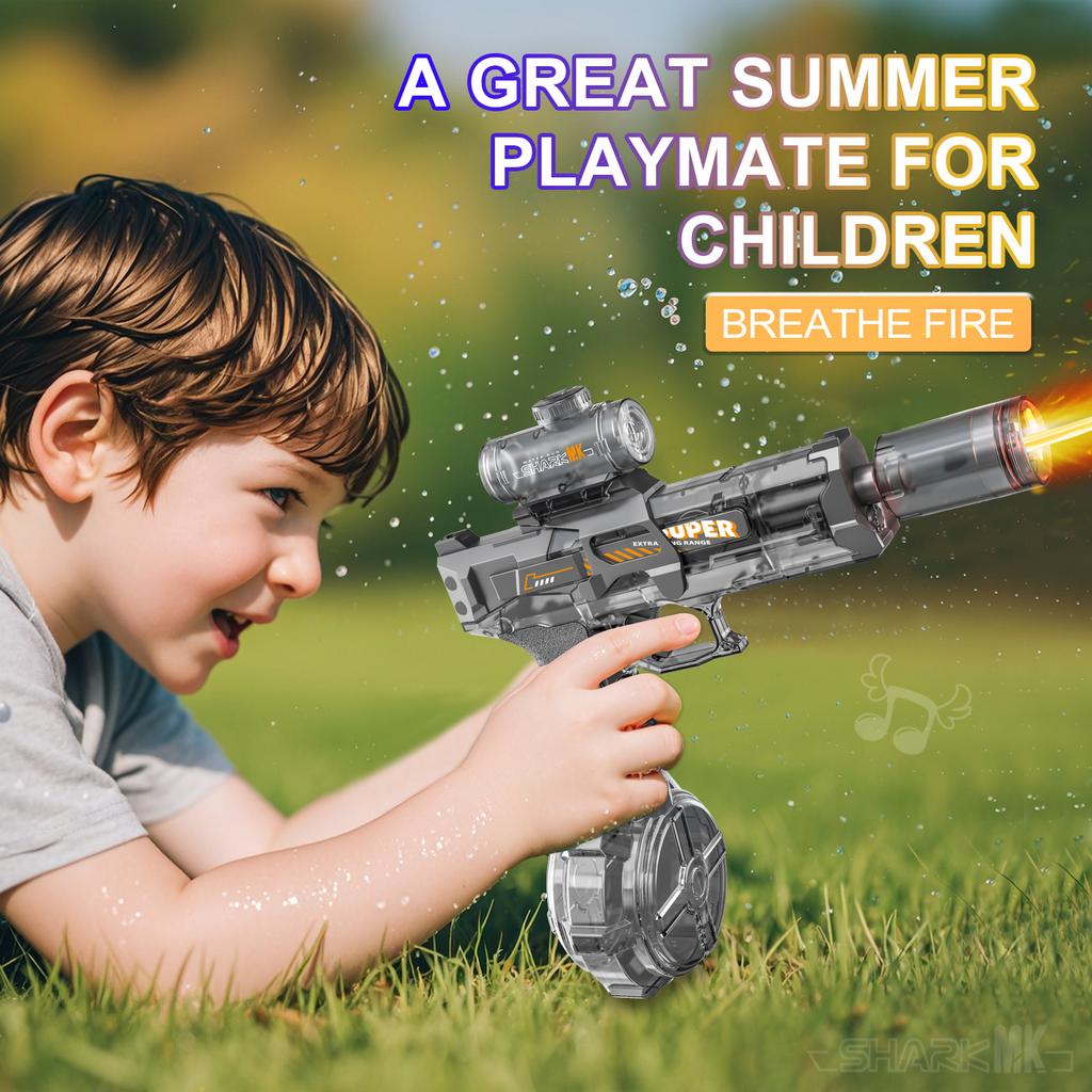 Non-Toxic New Electric Water Guns For Adults Powerful Squirt Automatic Water Blasters Summer Outdoor Beach Toy For Children Kid Gift
