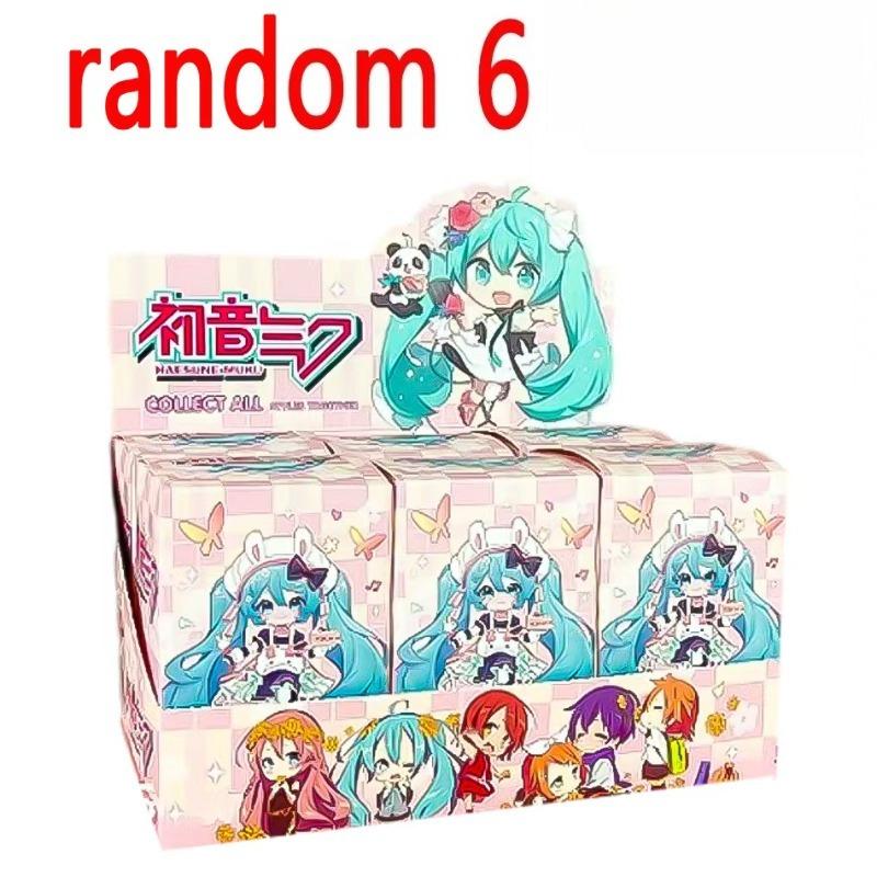 Chibi Hatsune Miku Blind Box Figure - Anime Vocaloid Collectible Model, Cute Desk Decor Surprise Gift for Fans
