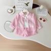 Girls' Summer Outfit Set: Casual Season Tank Top + Shorts—Lightweight and Fresh