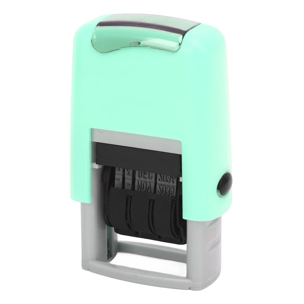 25x2.8mm English Date Stamp Clear Stamping Quick Drying Adjustable Date Stamp for Study Work Life