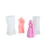 Pregnant Woman & Child Silicone Mold for DIY Aromatic Plaster Candle