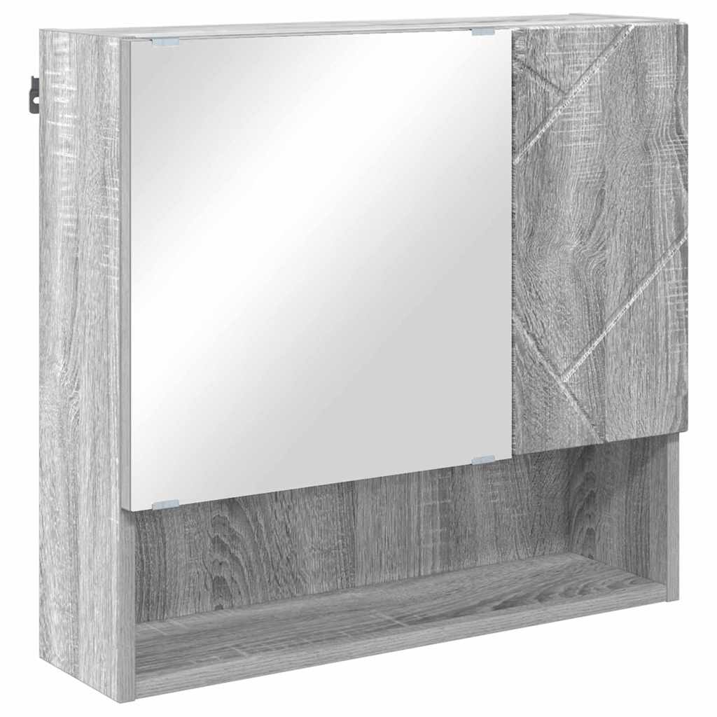 Bathroom Furniture Set 5 Pieces Sonoma Grey 61 X 35 X 64 Cm