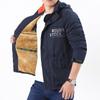Men's Fleece-Lined Mid-Length Windbreaker with Multi-Pockets (2025 Edition)