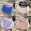 Kids Summer Visor Hat Large Brim Sun Protection Cap For Boys And Girls UV Shield Outdoor Beach Shade Hat For Toddlers
