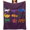 Eric Carle Animals \t Throw Blanket Bed Fashionable Softest Soft Soft Plaid Blankets