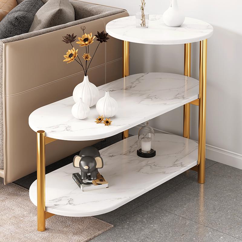 Sofa Side Cabinet Side Table Coffee Table Italian Light Luxury Side Table Small Apartment Living Room Home Side Cabinet