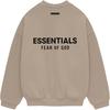 Essentials Fleece Crewneck II Desert Sand Men Tops Tan 192HO246267F