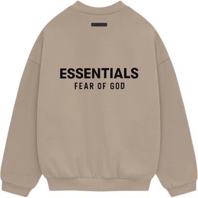 Fleece Crewneck II Desert Sand Men Tops Tan 192HO246267F