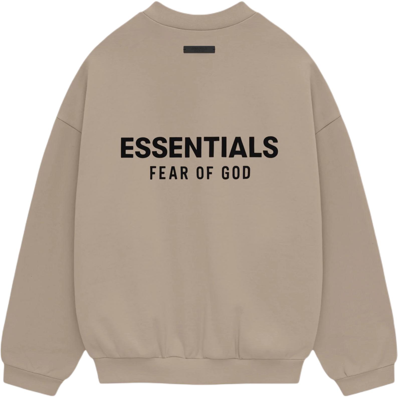 

Fear of God Мужские топы Essentials Fleece Crewneck II Desert Sand Tan 192HO246267F M