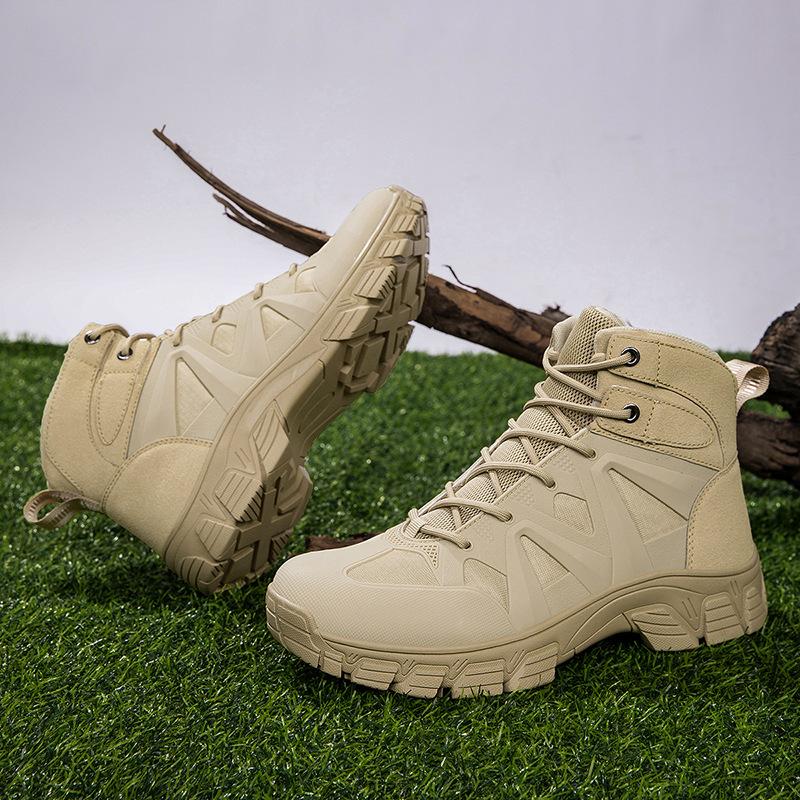 New Tactical Boots Large Size Breathable Non-slip Military Boots Outdoor Adventure Camping Hiking Shoes Hiking Shoes