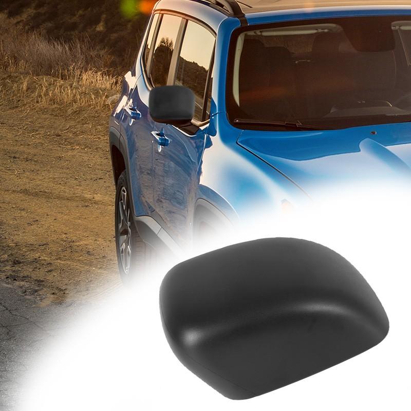 Right Passenger Side Rearview Mirror Cover Cap For Jeep Renegade 2015-2019 Black