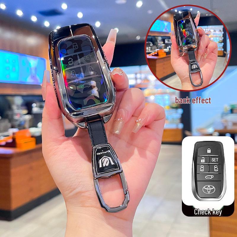 Toyota Sienna Key Case: Compatible with 24 Models, Granvia, Alphard, Vellfire Metal Shell Buckle