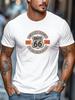 Unisexs Unisexs Kids Summer 100 Cotton Fashion Leisure Highway Route 66 Logo Pattern Loose Round Neck Short Sleeve Tshirt Top