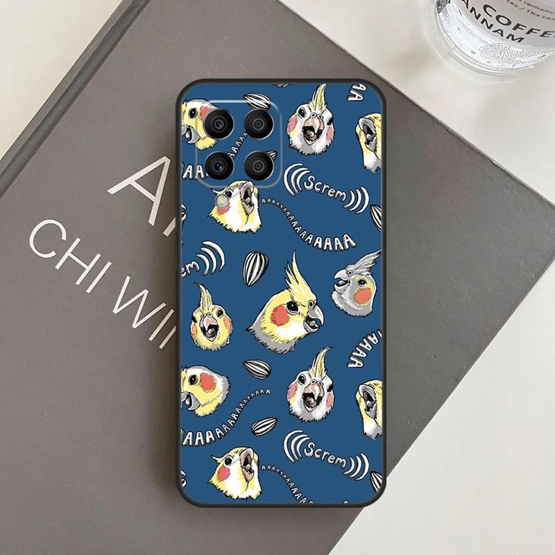 

Cartoon Cockatiel Collage Case For Samsung Galaxy M15 M35 M55 M56 M36 M16 M06 M31 M13 M33 M53 M12 M32 M52 M14 M34 M54 Samsung M30s